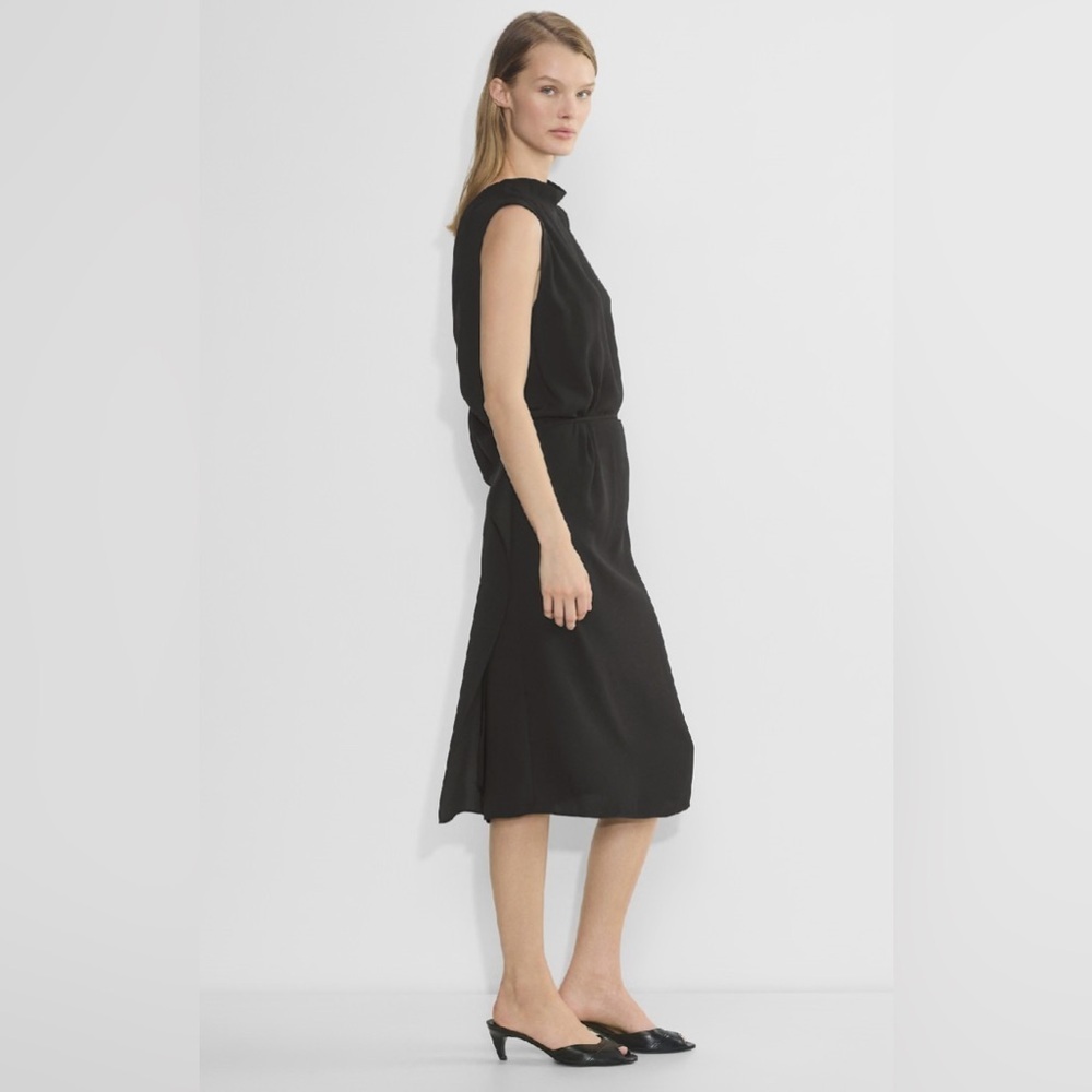 NWT Aritzia Wilfred Colette Dress M black - Picture 5 of 9